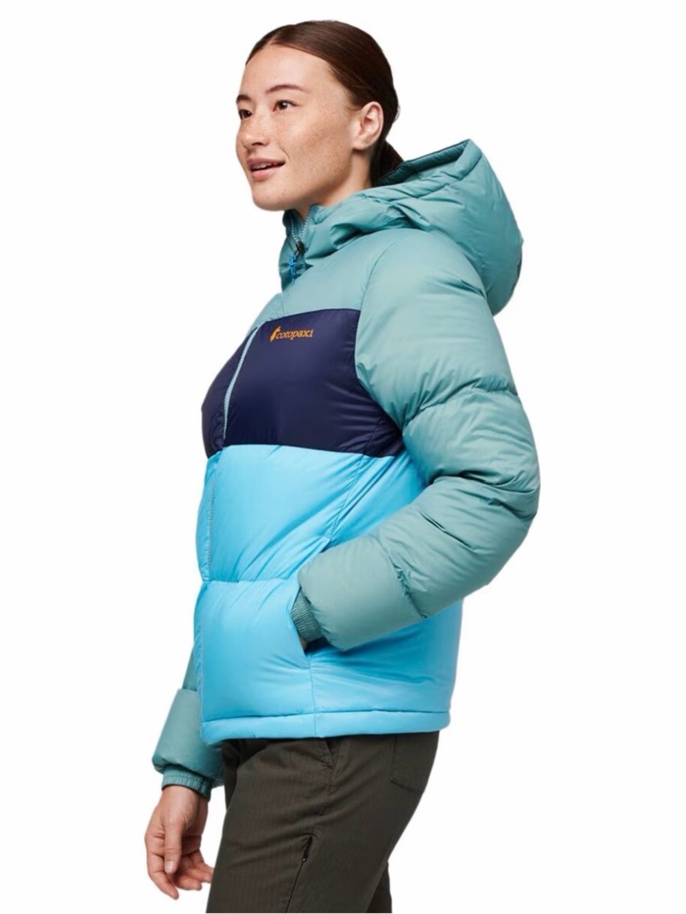 Cotopaxi Women’s Solazo Colorblock Down Puffer Jacket - Blue